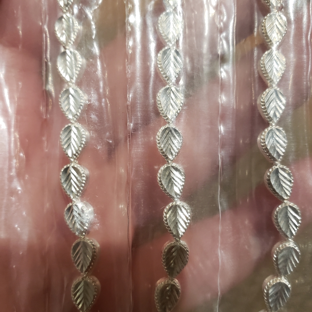 925 Silver Peruvian Leaf Bracelet - image 2